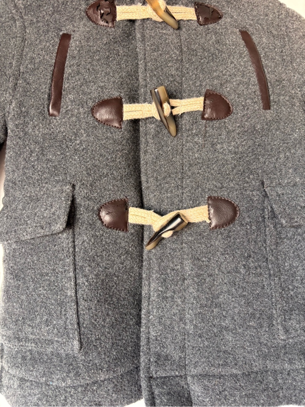 Zara Baby Boy Outerwear Collection Size 18/24 months Wool Blend Coat - Picture 3 of 8